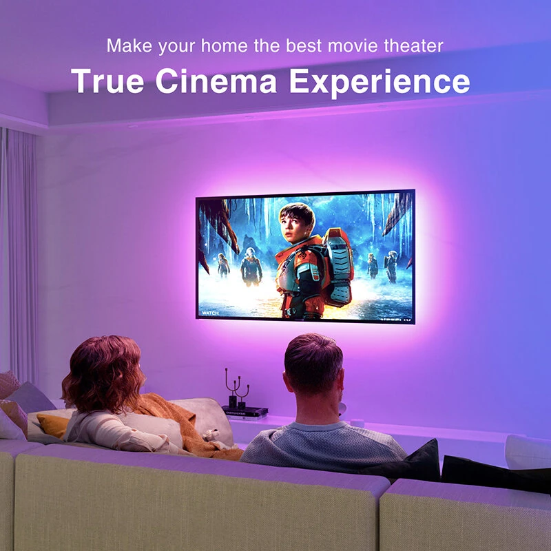 (image for) Gosund SL2/SL3 5M/10M RGB Smart Light Strips WiFi Bluetooth Intelligent Lamp Strip for Living Room Kitchen Bedroom TV Backlight